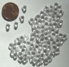100 4mm Transparent Crystal Drops